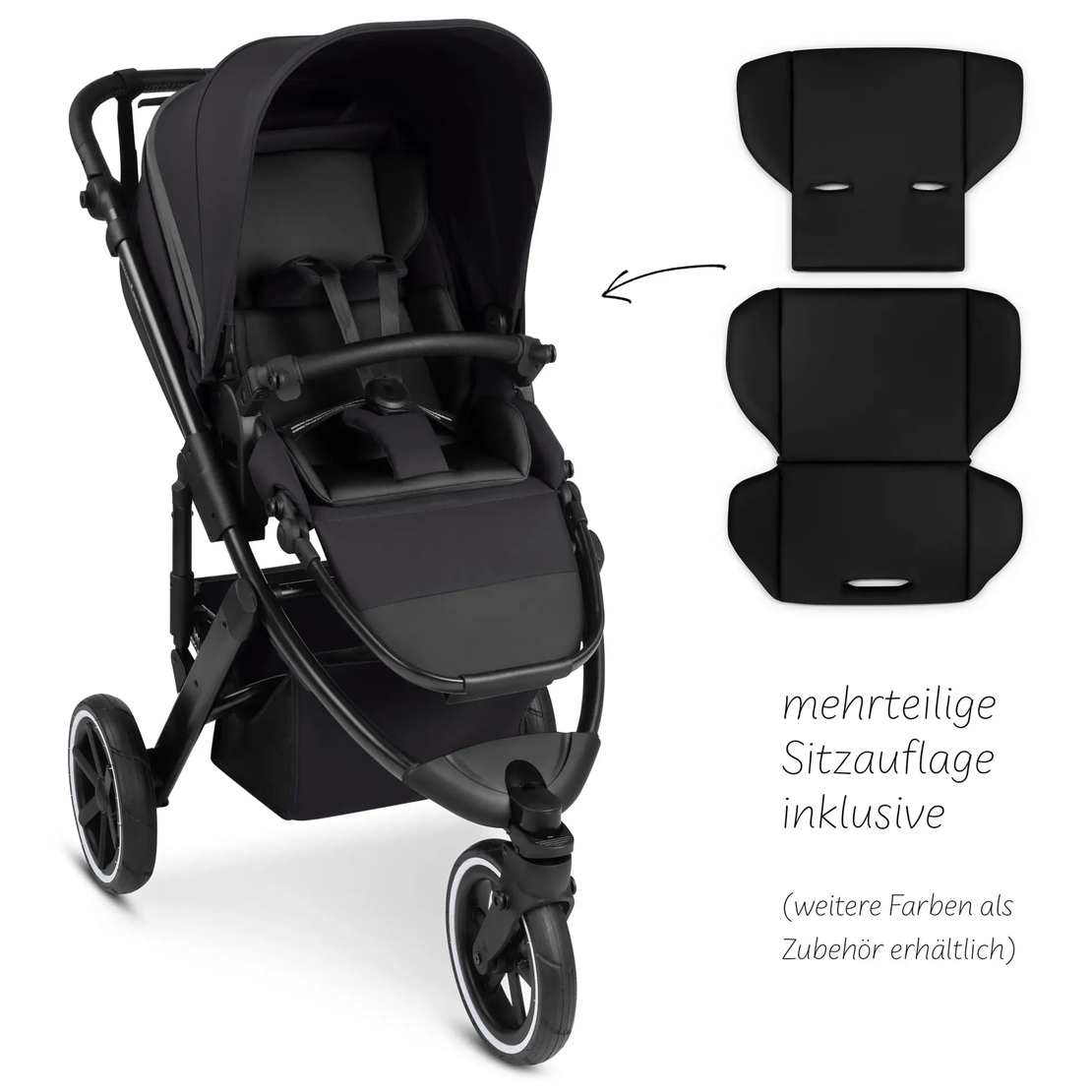 ABC Design Running Stroller Salsa 5 Run Coal Комбинирана Спортна Детска Количка