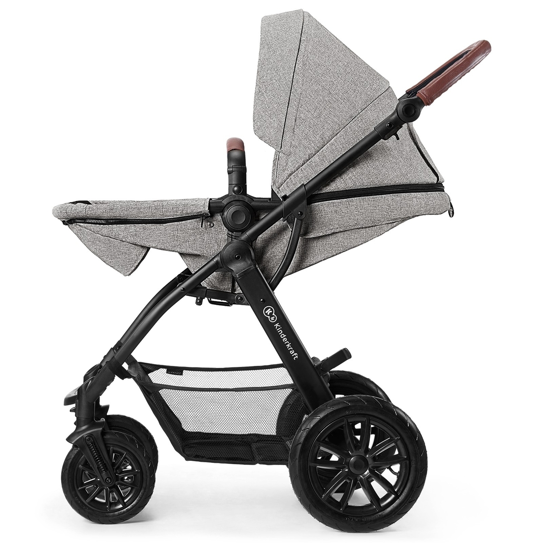  Количка KinderKraft Xmoov, 3в1, Сива 