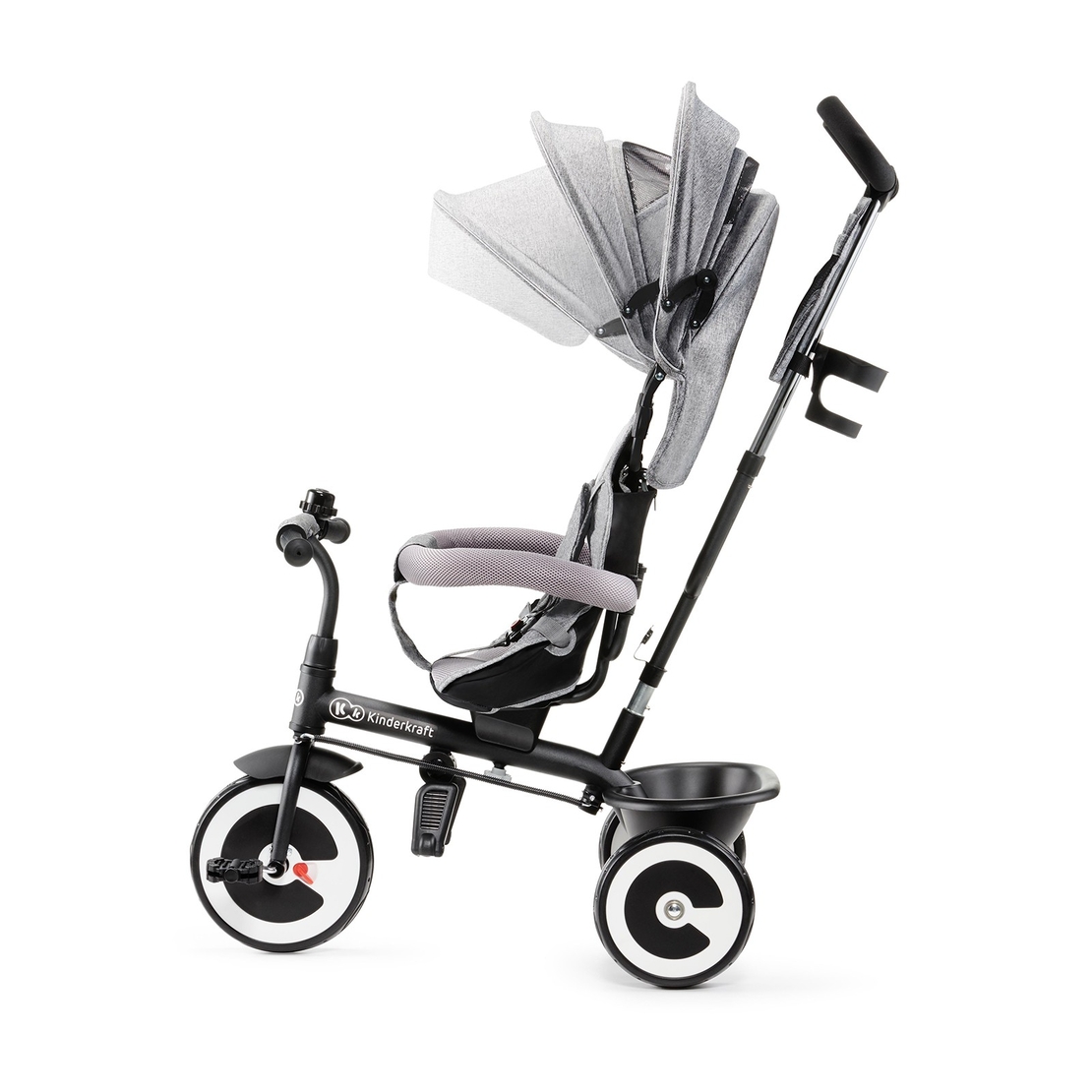  Триколка KinderKraft ASTON, Сива 