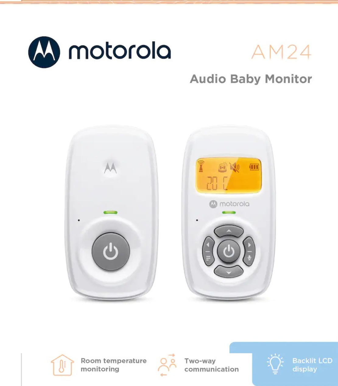 Аудио бебефон Motorola AM24