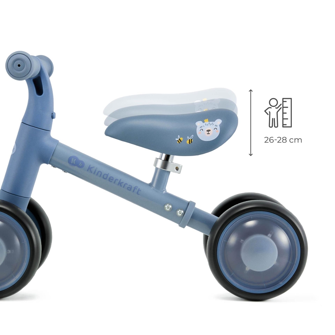 KinderKraft CUTIE FLASH BLUE Колело За Баланс