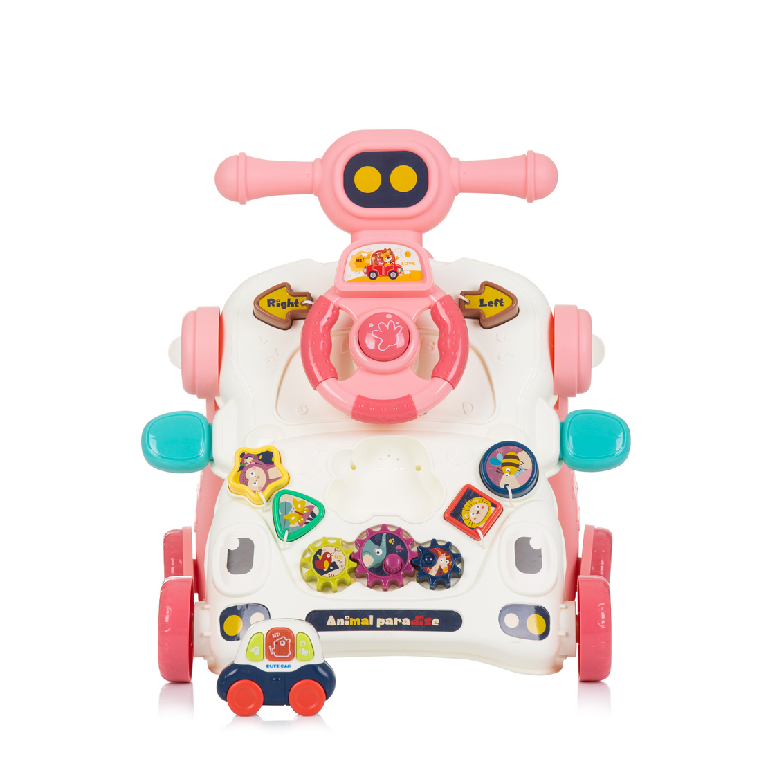 Chipolino Музикална игра на колела 3 в 1 Кола Розова