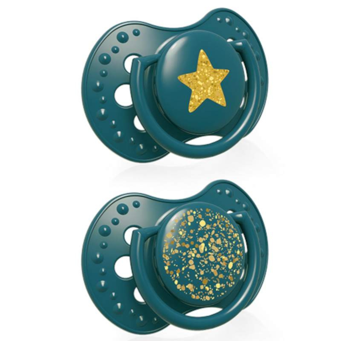 Силиконова залъгалка 2 бр Stardust 18м+