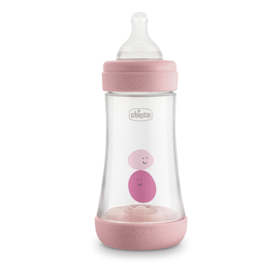 CHICCO Шише Perfect 5 РР 2м+ 240 мл. за момиче розово