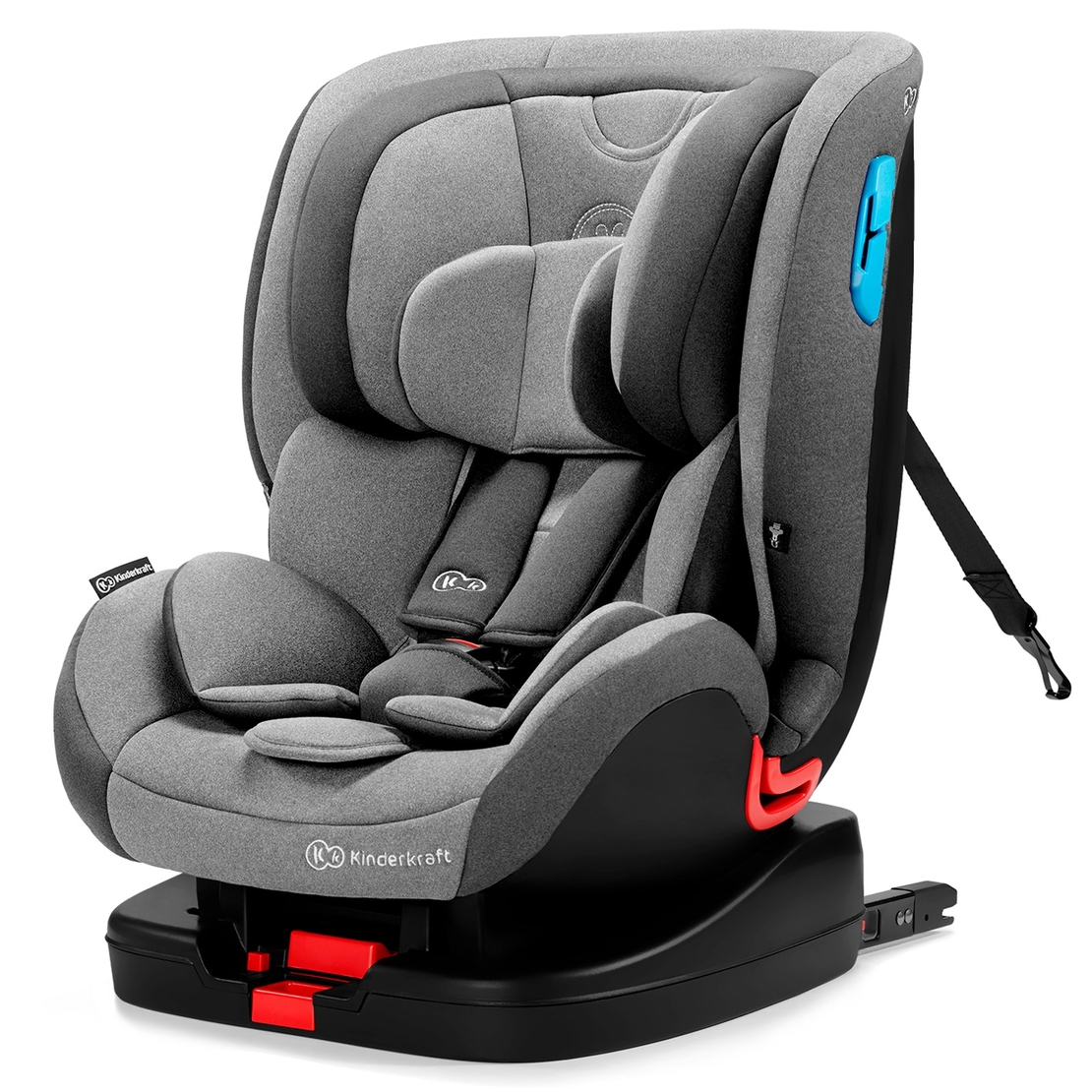  Столче за кола KinderKraft Vado, IsoFix, 0 - 25 kg, Сиво 