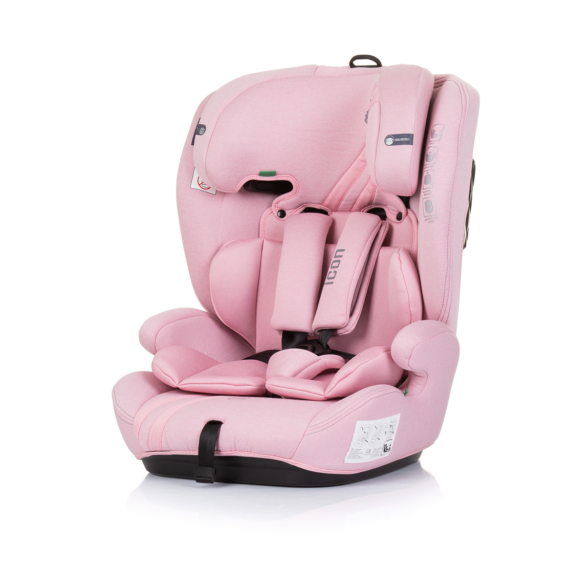 Chipolino Столче за кола I-size 76-150 cm ICON Фламинго