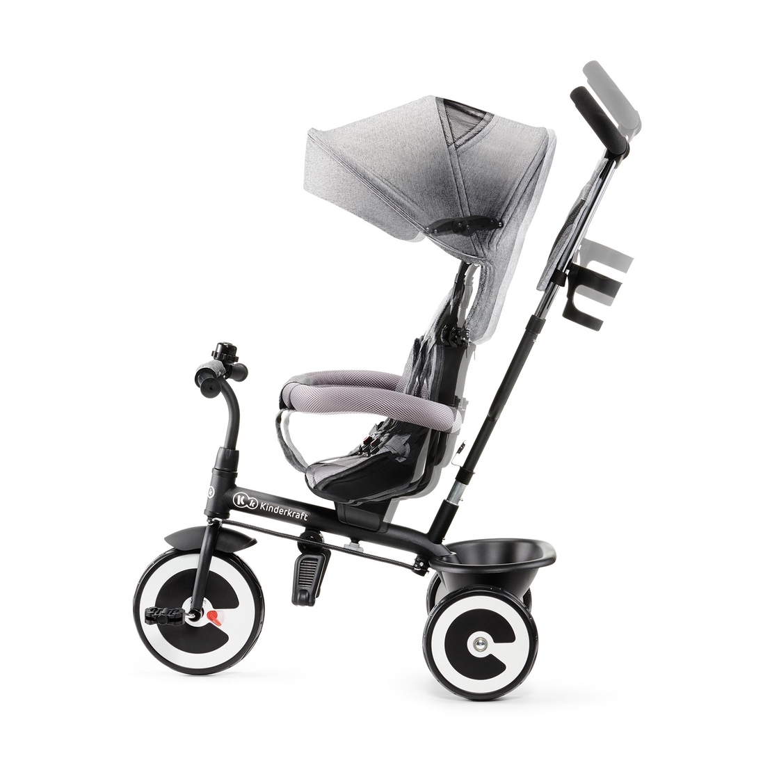  Триколка KinderKraft ASTON, Сива 