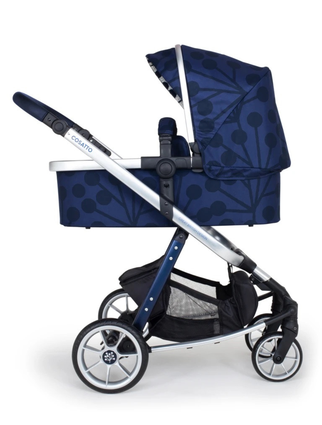 Промопакет Cosatto Giggle Quad Lunaria Ink 3в1 + i-Size база и чувалче за крака