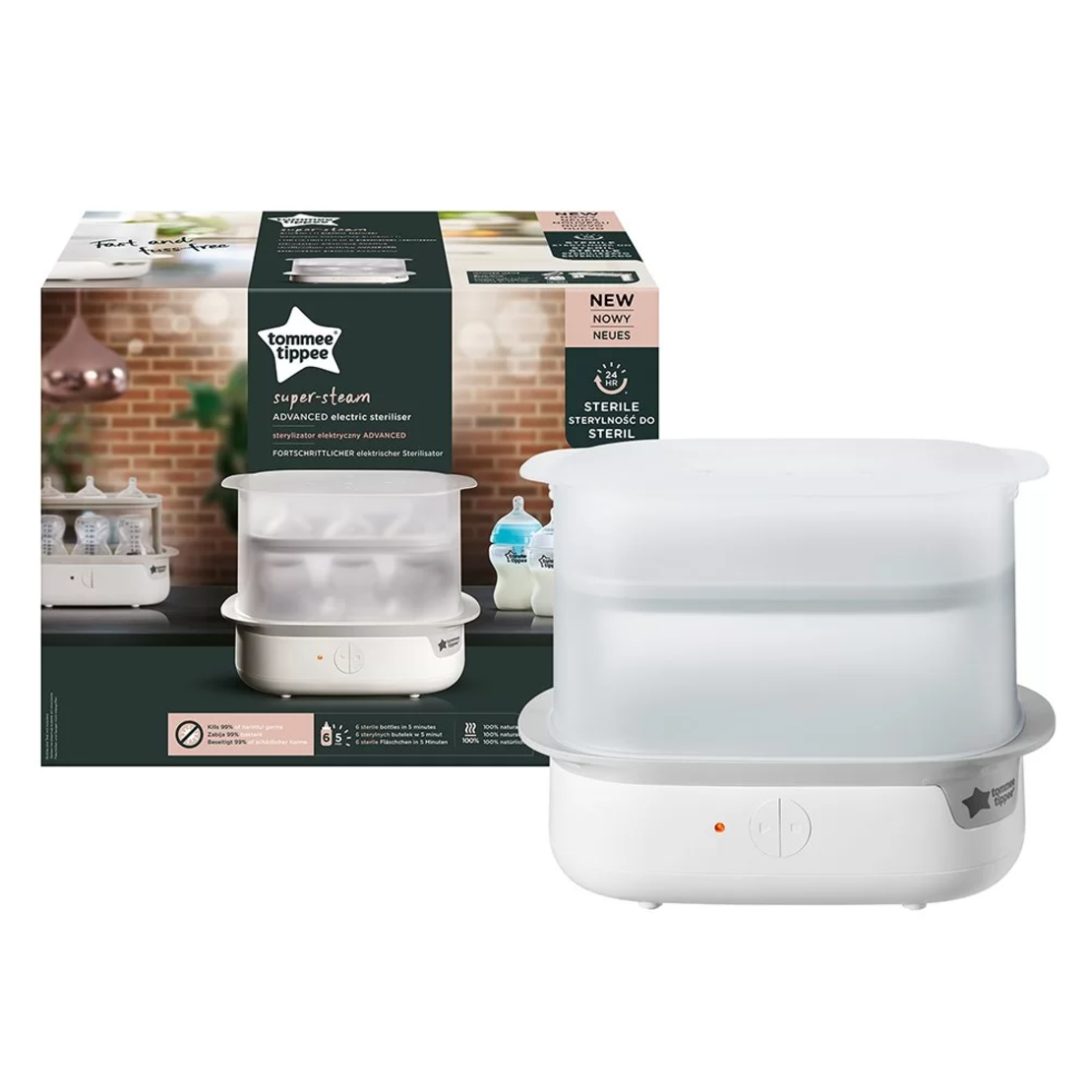 Tommee Tippee ЕЛЕКТРИЧЕСКИ ПАРЕН СТЕРИЛИЗАТОР ADVANCED