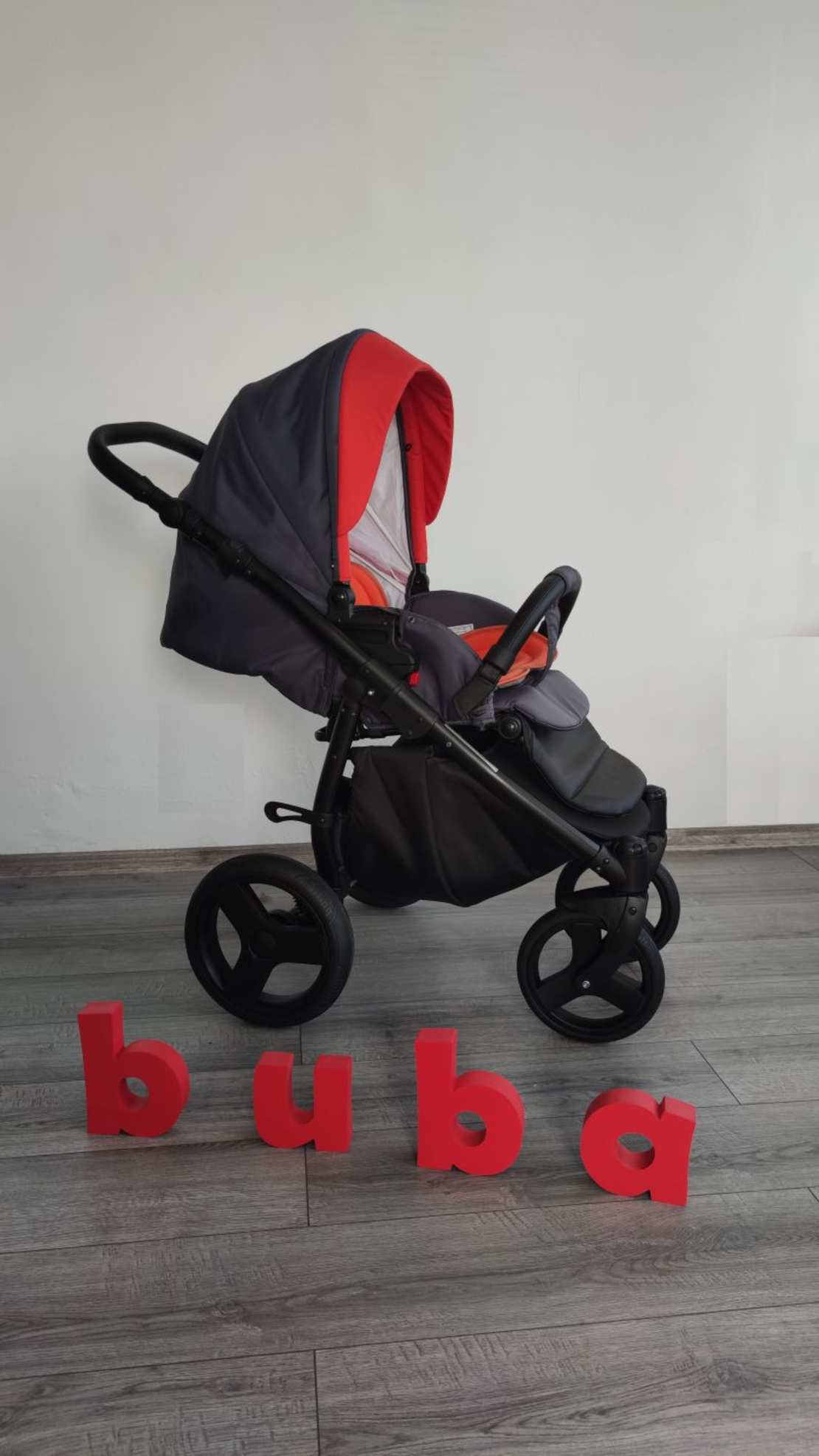  Бебешка количка 3в1 Buba Bella, Orange, Нарушена опаковка 