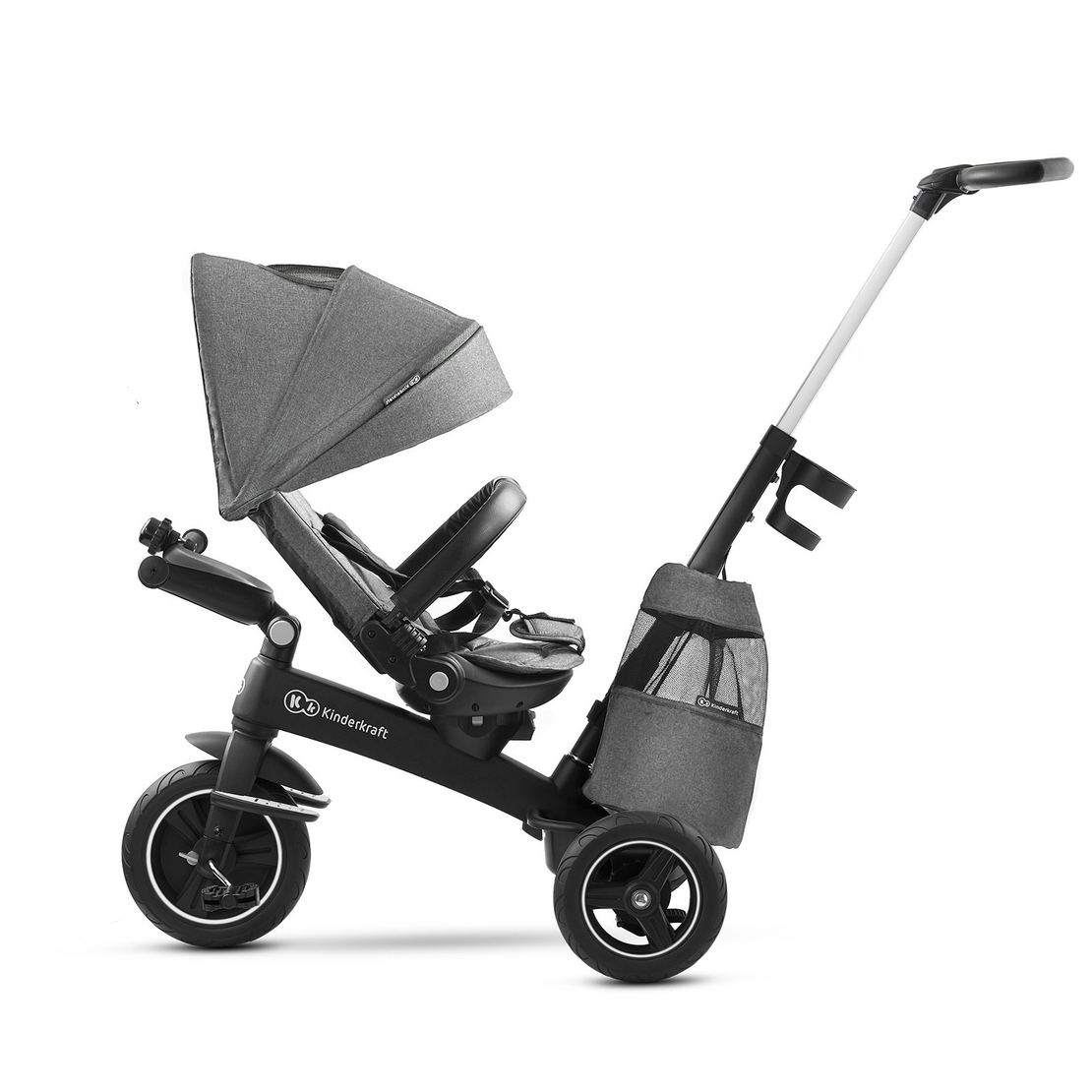  Триколка KinderKraft EASYTWIST, Сива 
