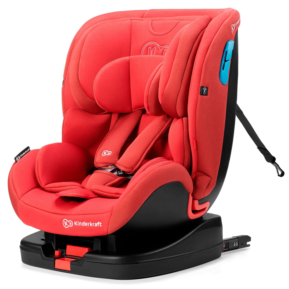  Столче за кола KinderKraft Vado, IsoFix, 0 - 25 kg, Червено 