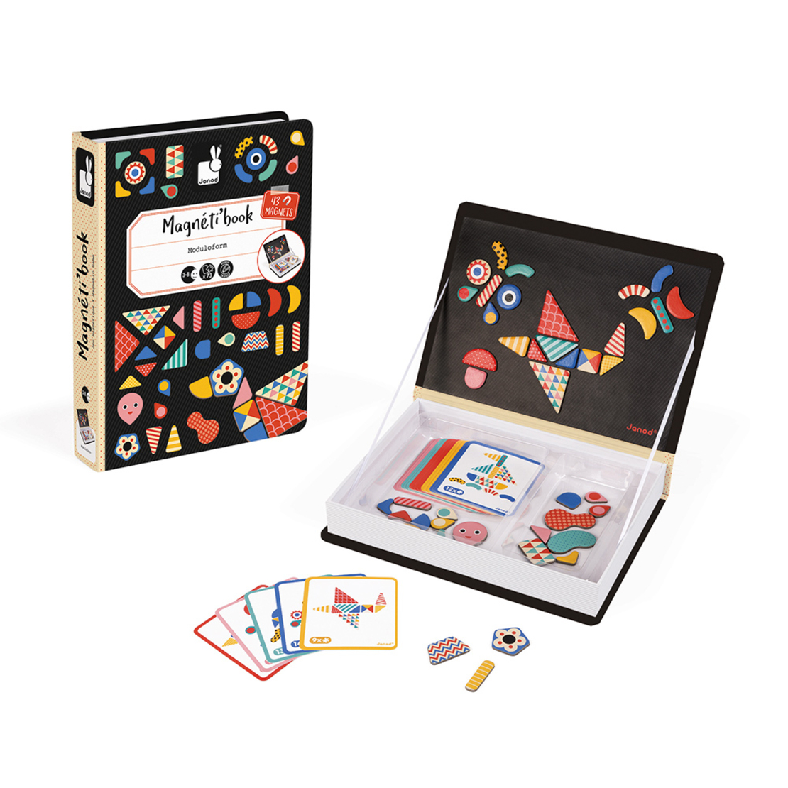 Janod Magneti'Book Магнитна Книга Цветни Форми
