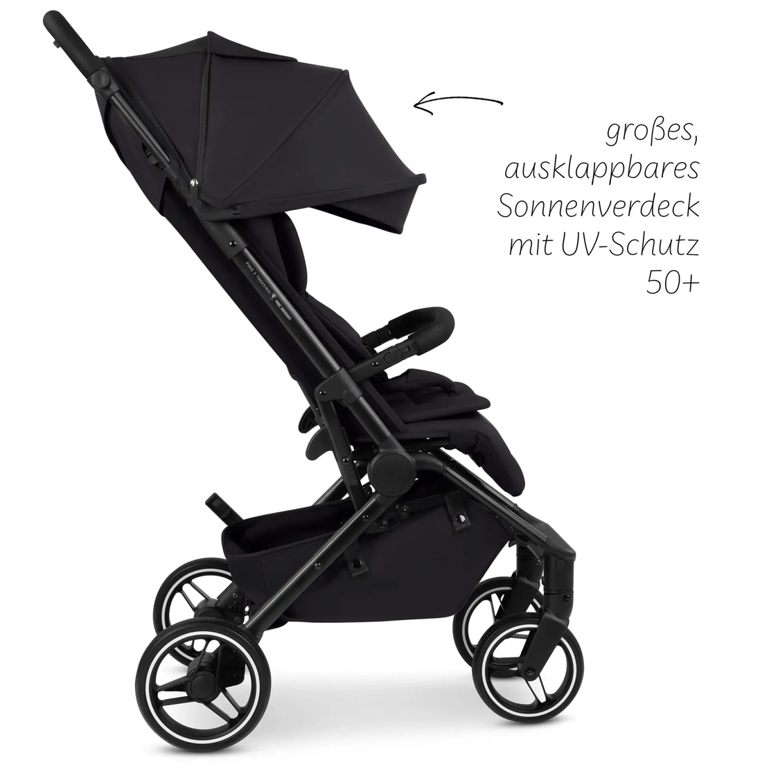 ABC Design Ping 3 Travel Trekking Coal Комбинирана Детска Количка 2 в 1