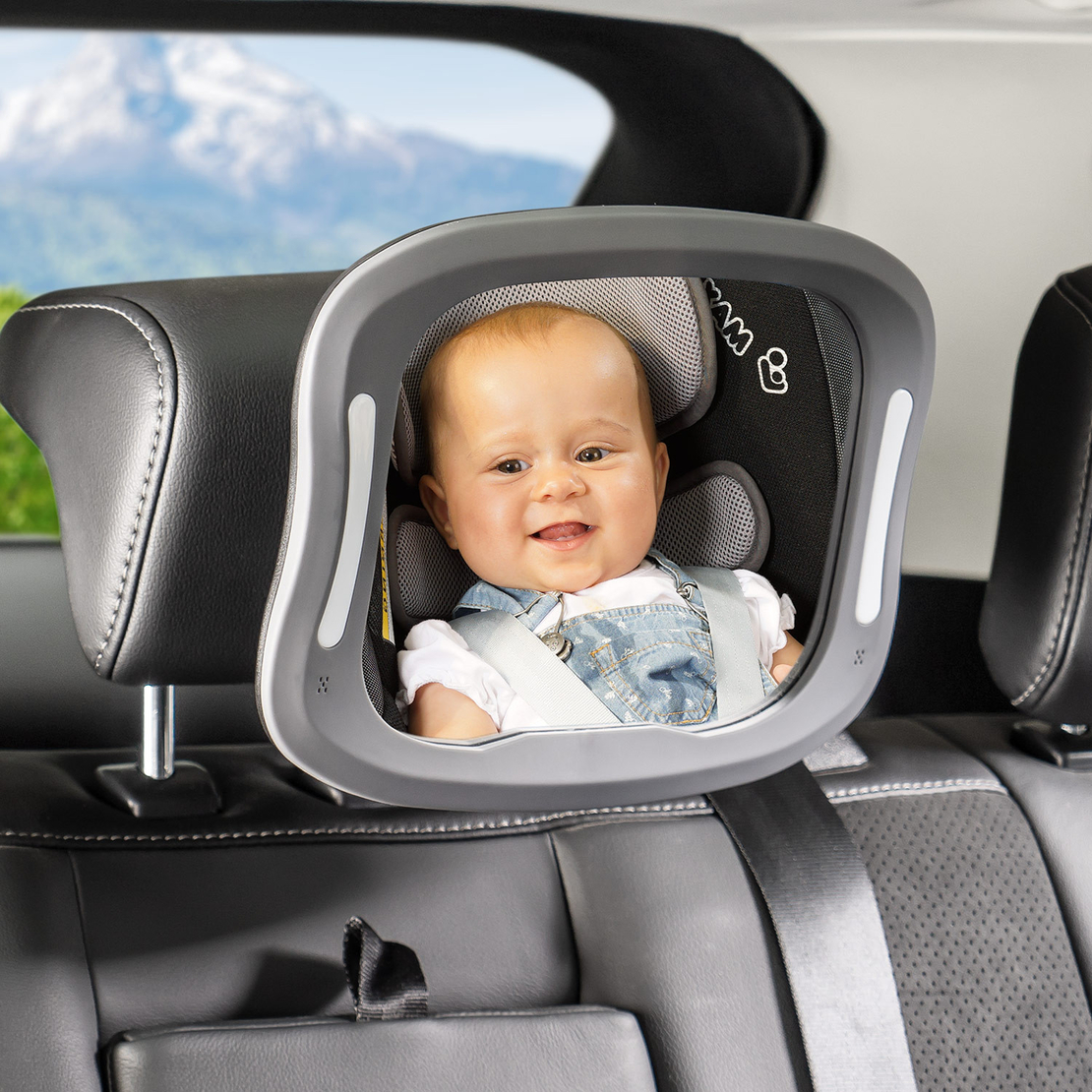  Огледало за наблюдение в автомобил Reer BabyView LED 
