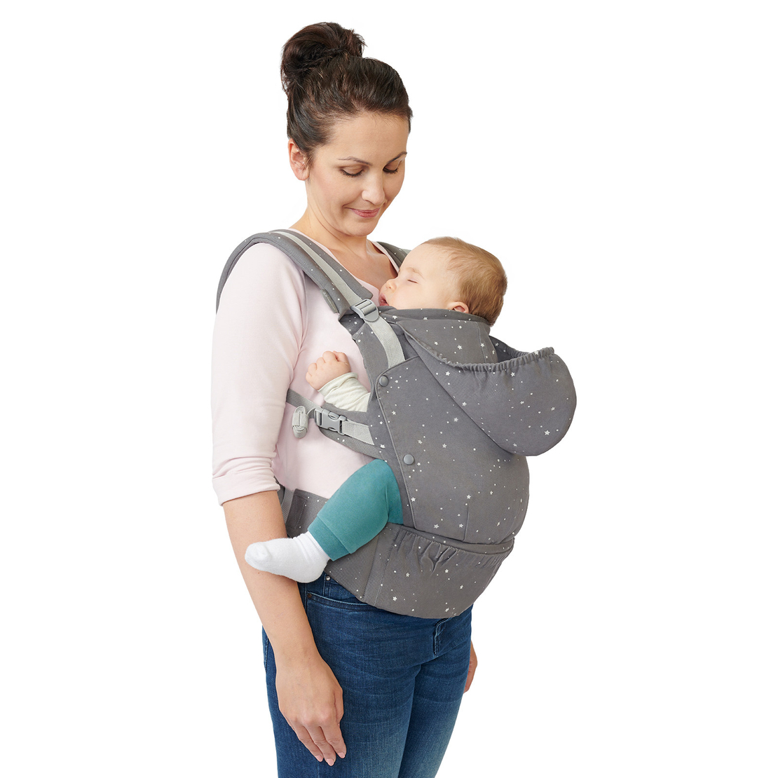  Ергономична раница KinderKraft HUGGY, Звездички 