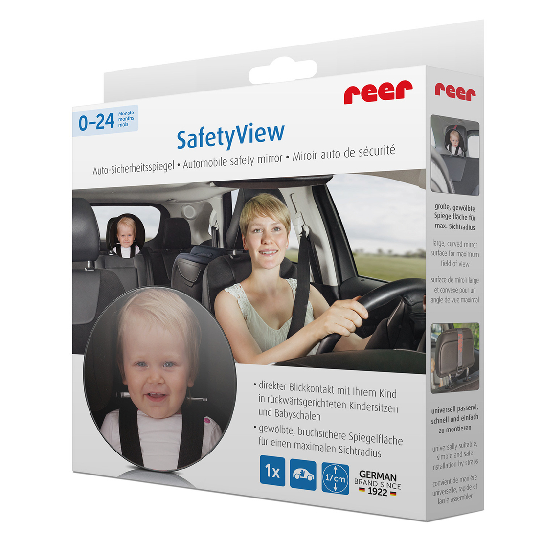  Огледало за обратно виждане Reer 8601, SafetyView 