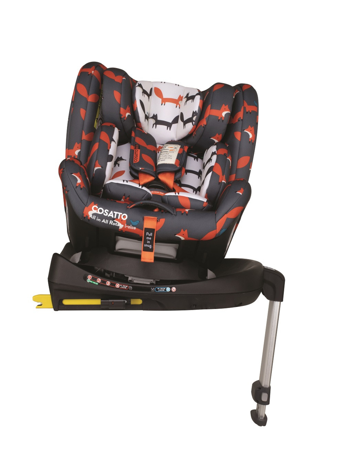  Столче за кола Cosatto CT5242 All in All Rotate i-Size, 0+/1/2/3, Charcoal Mister Fox 