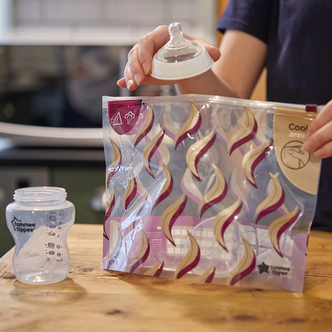Tommee Tippee ТОРБИЧКИ ЗА СТЕРИЛИЗАЦИЯ / СТЕРИЛНО ПРЕНАСЯНЕ (5 бр./оп.)