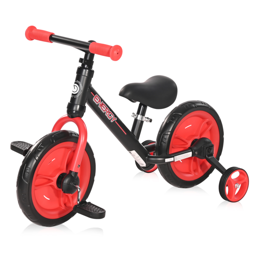 LORELLI BALANCE BIKE ENERGY 2IN1  BLACK&RED