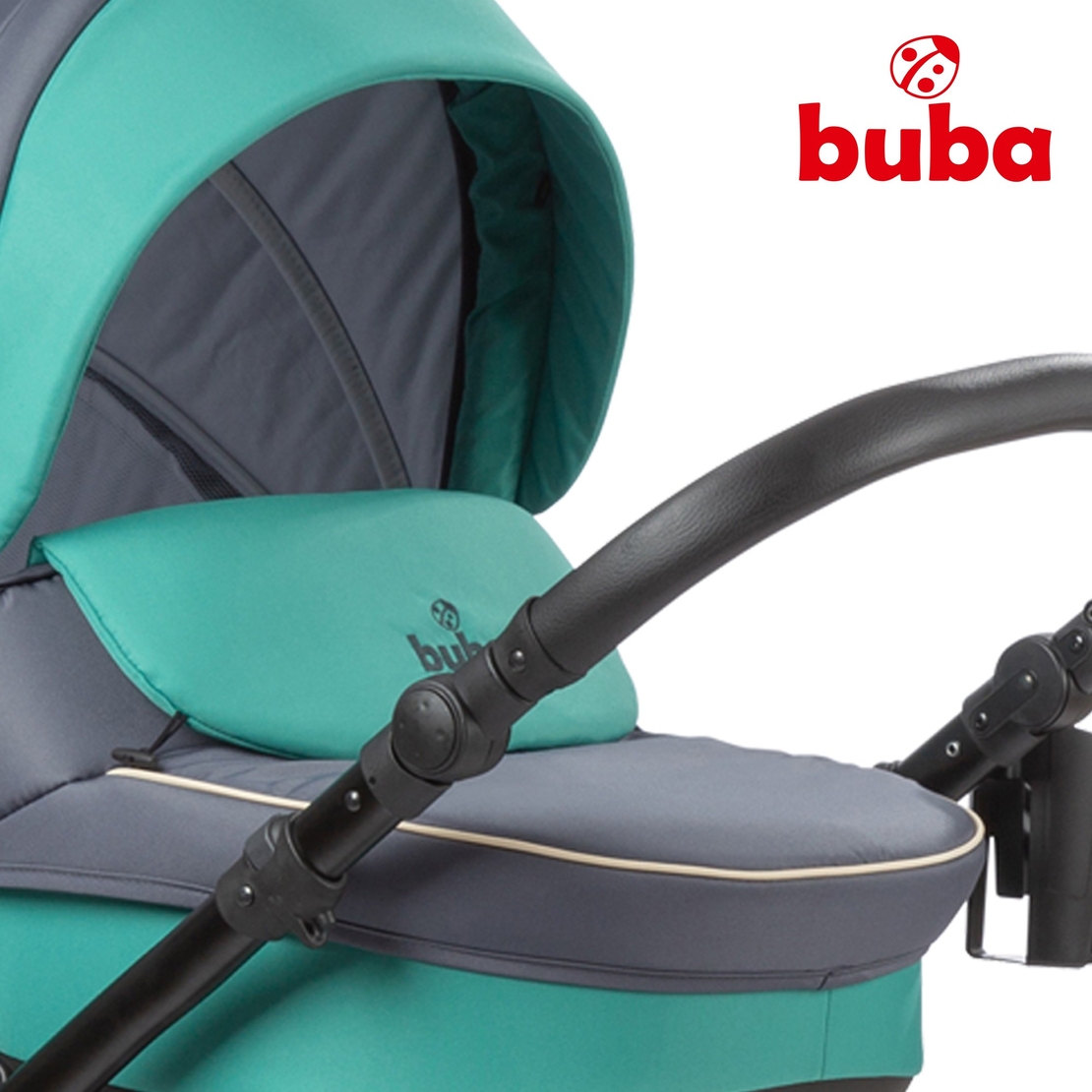  Бебешка количка 3в1 Buba Bella 755, Pewter-Green 