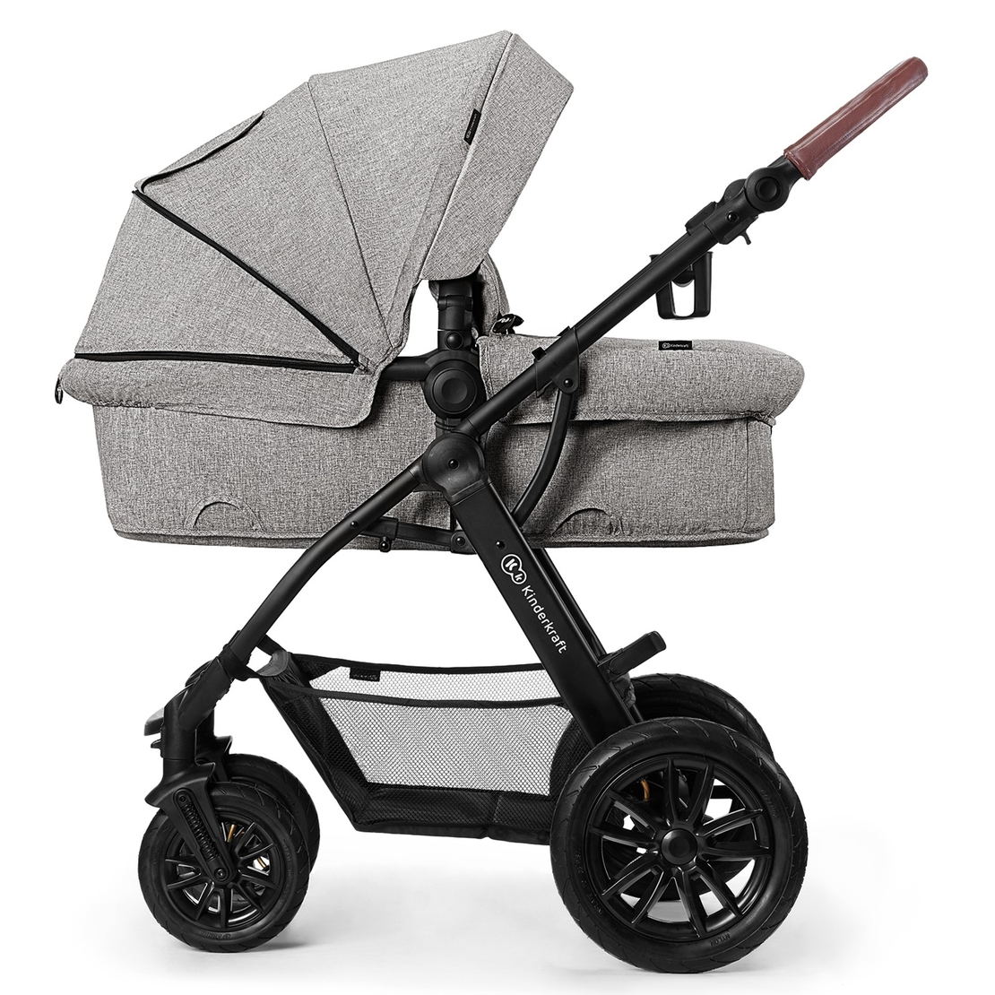  Количка KinderKraft Xmoov, 3в1, Сива 