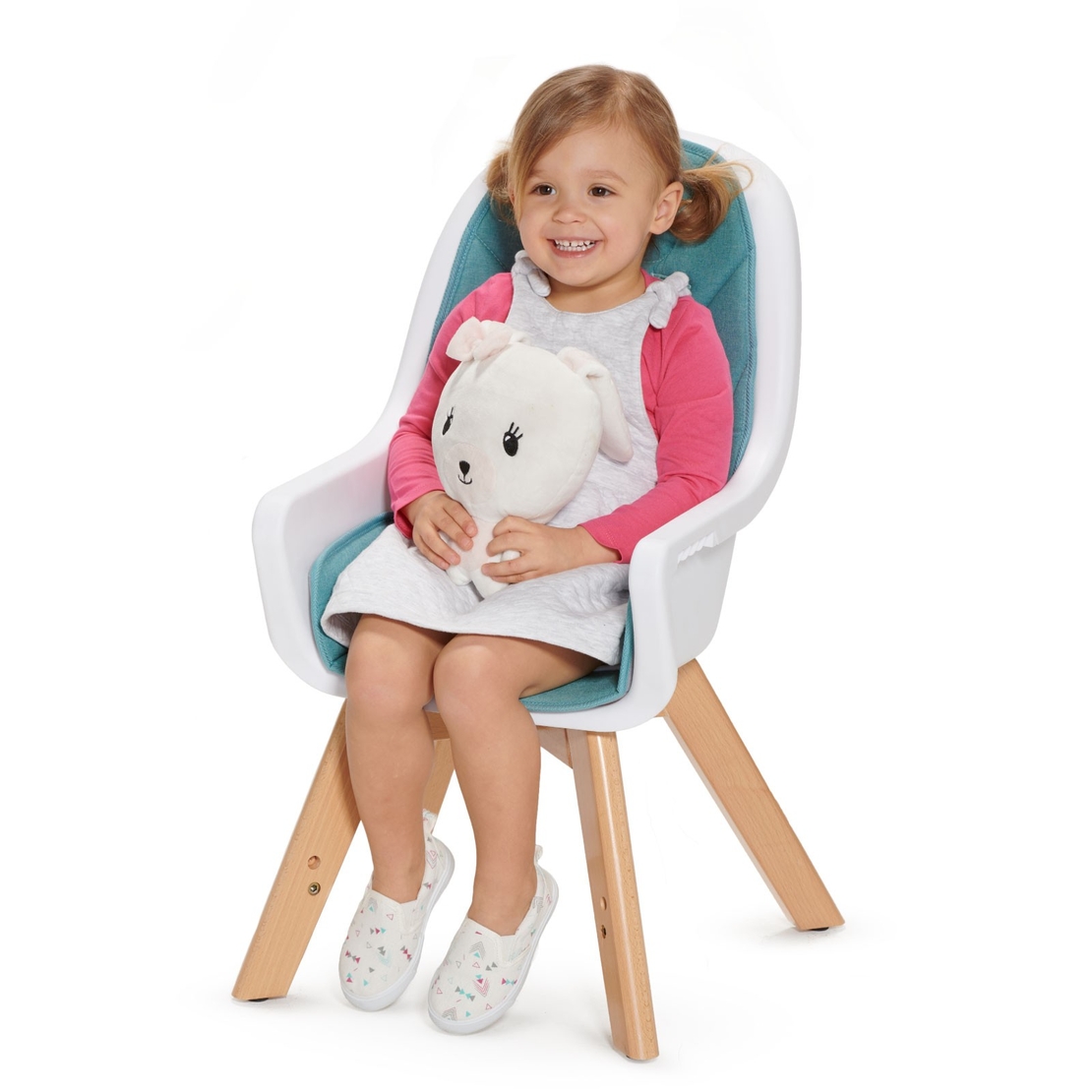  Столче за хранене KinderKraft TIXI, Сиво 