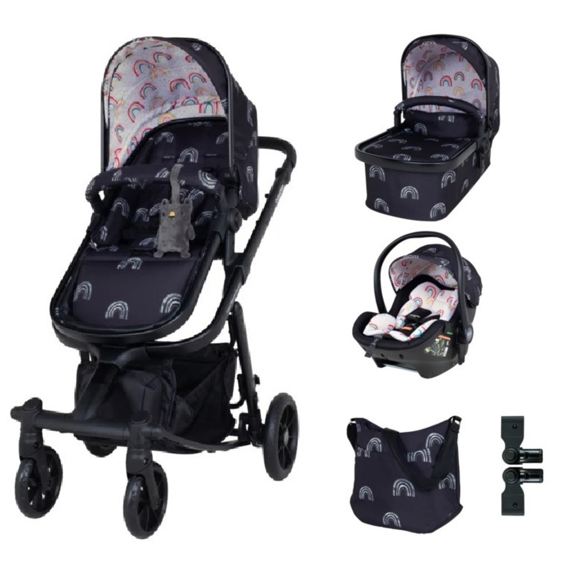 Количка Cosatto Giggle Quad 3в1 NIGHT RAINBOW