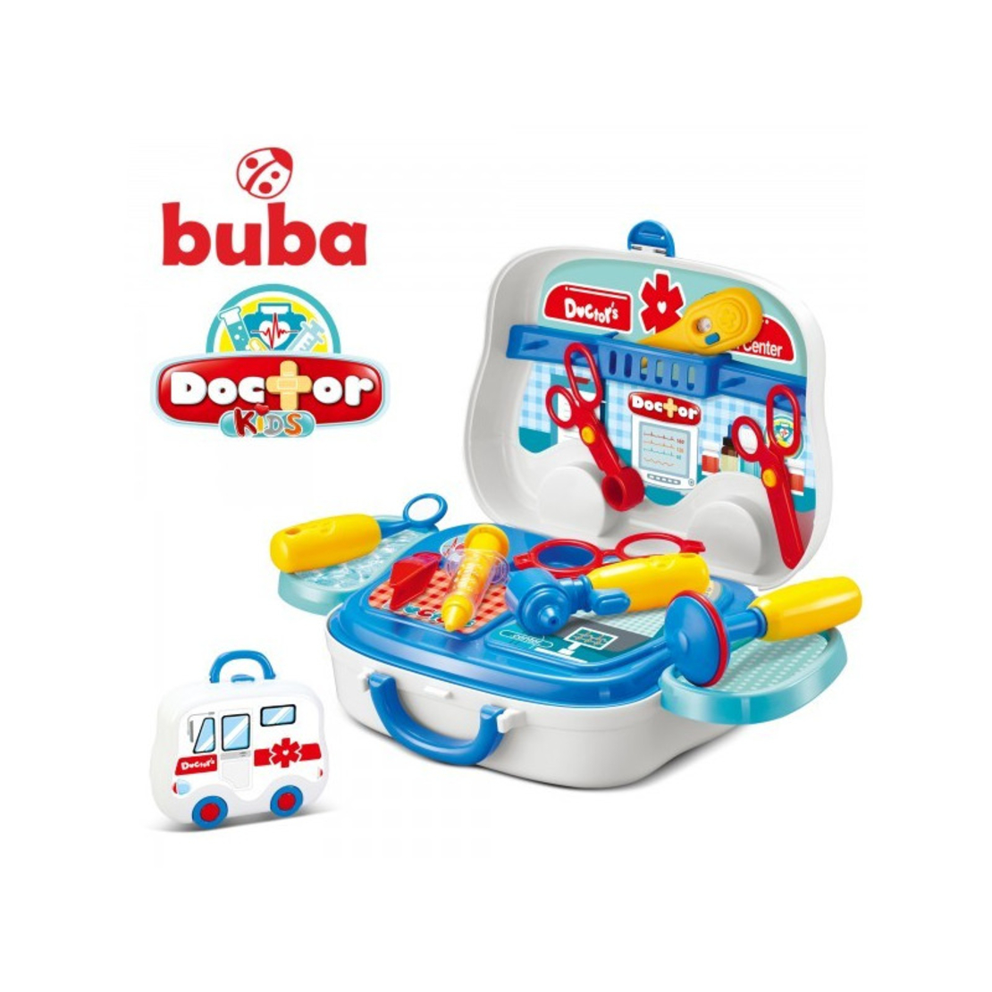 Buba Little Doctor Детски лекарски комплект Buba Малкият доктор