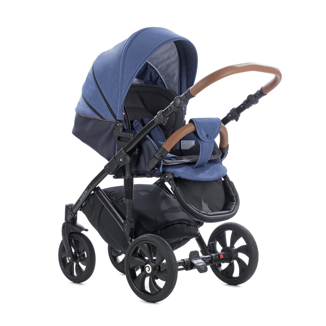 Tutis Viva Life Blue Indigo 076 Комбинирана Детска Количка 2 в 1