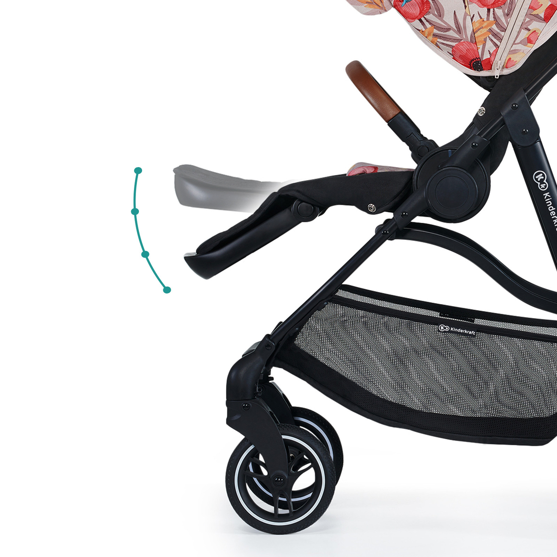  Бебешка количка KinderKraft ALL ROAD, птици 