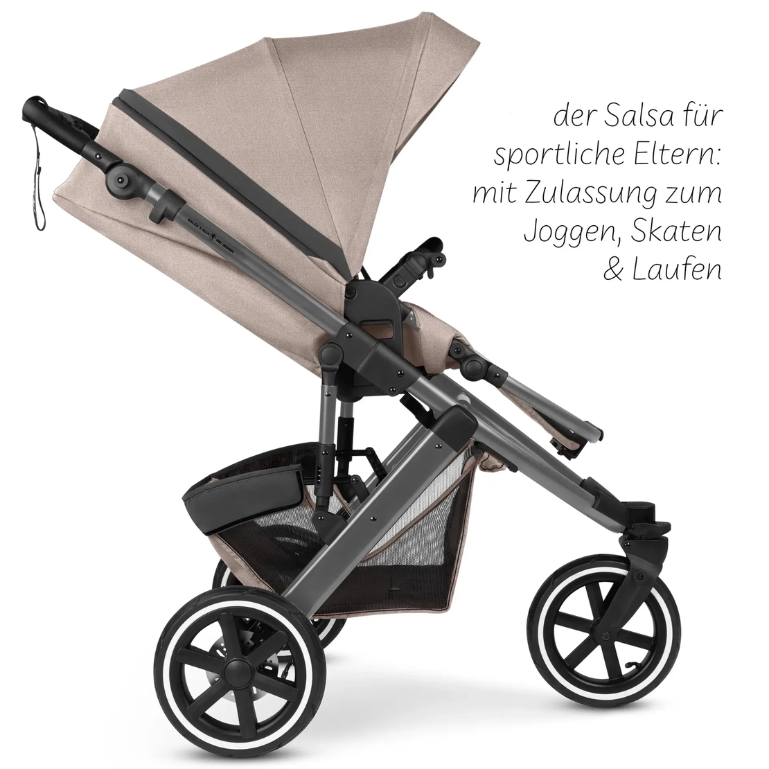ABC Design Running Stroller Salsa 5 Run Camel Комбинирана Спортна Детска Количка