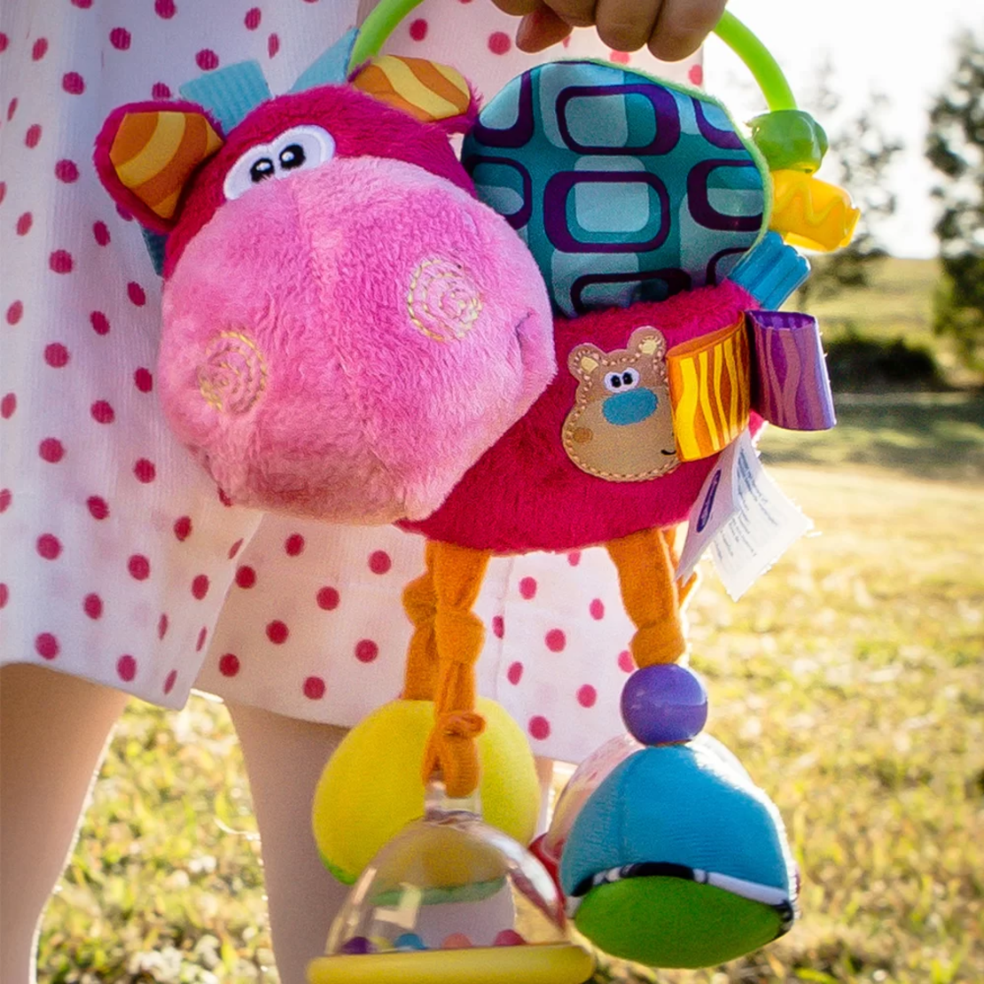 PLAYGRO ДРЪНКАЛКА КОНЧЕ ХОП ТРОП РОЗОВ ЦВЯТ 3М+