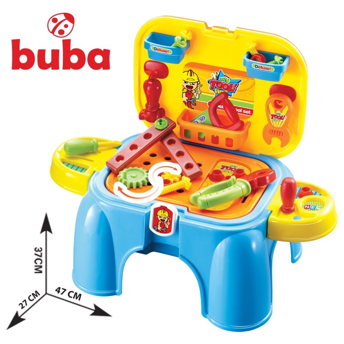 Детски комплект с инструменти за малкия майстор Buba Tool First