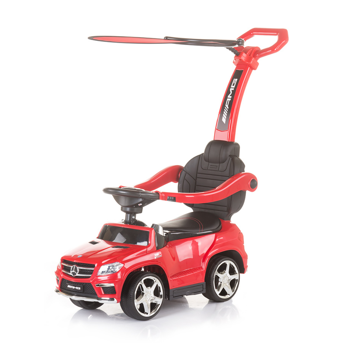 Chipolino  Кола с дръжка и сенник MERCEDES GL63 AMG Черна