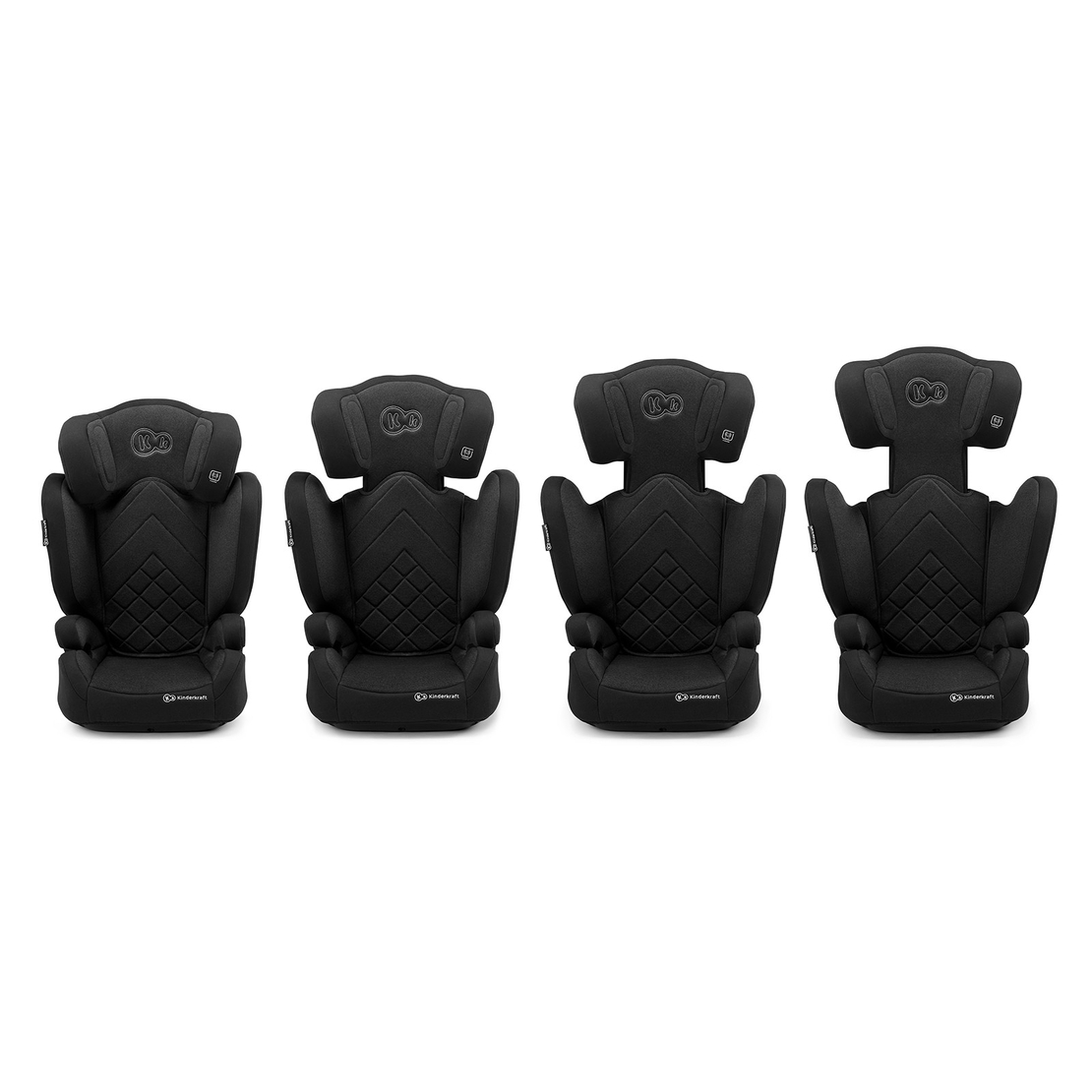  Столче за кола KinderKraft Xpand 15-36 кг, Isofix, Черно 