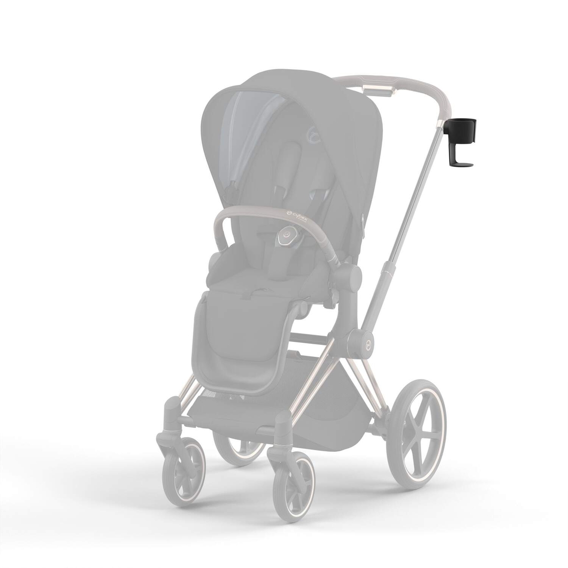 Cybex Поставка за Чаша Черна за Детска Количка