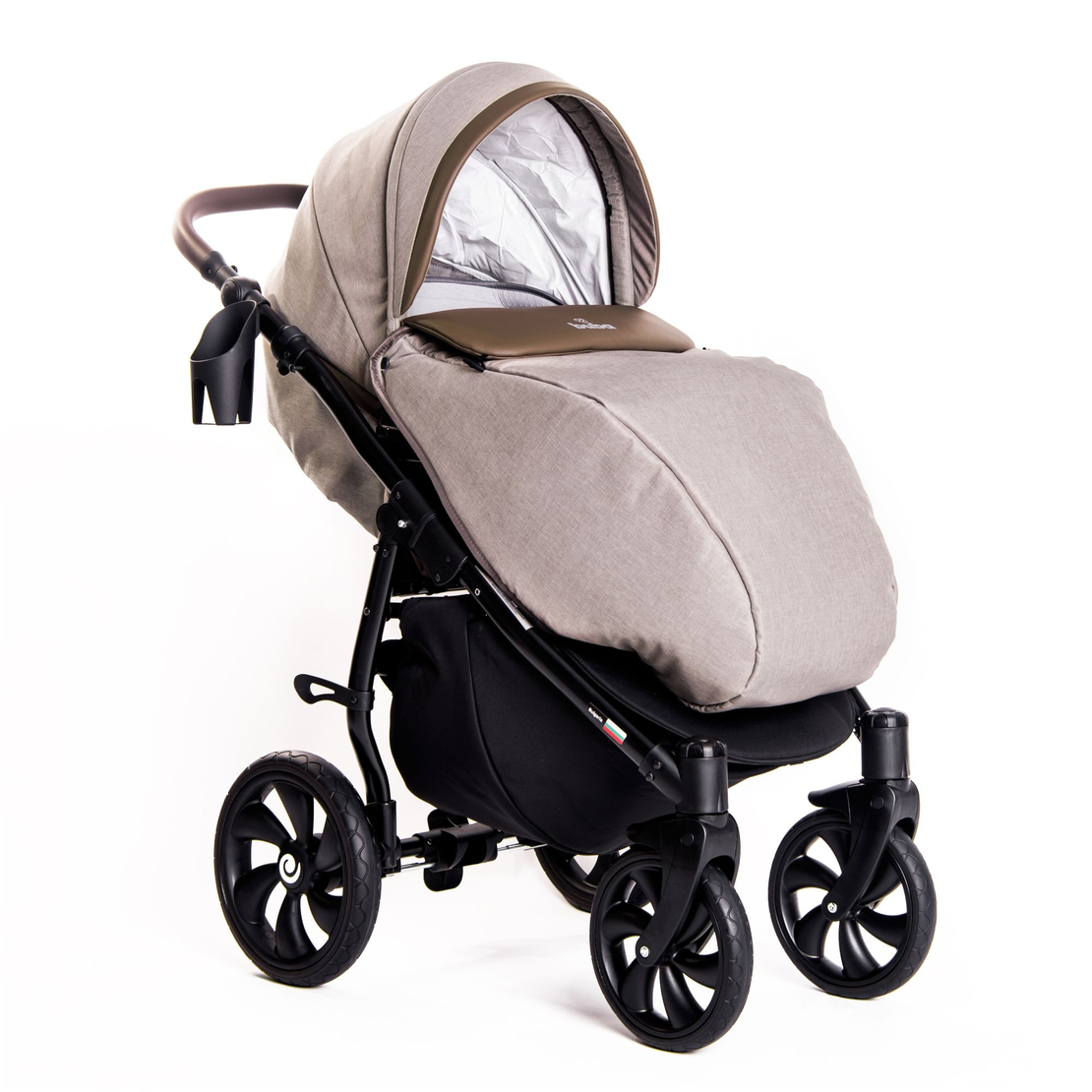 Бебешка количка Buba Estilo 920, 3 в 1, Бежова