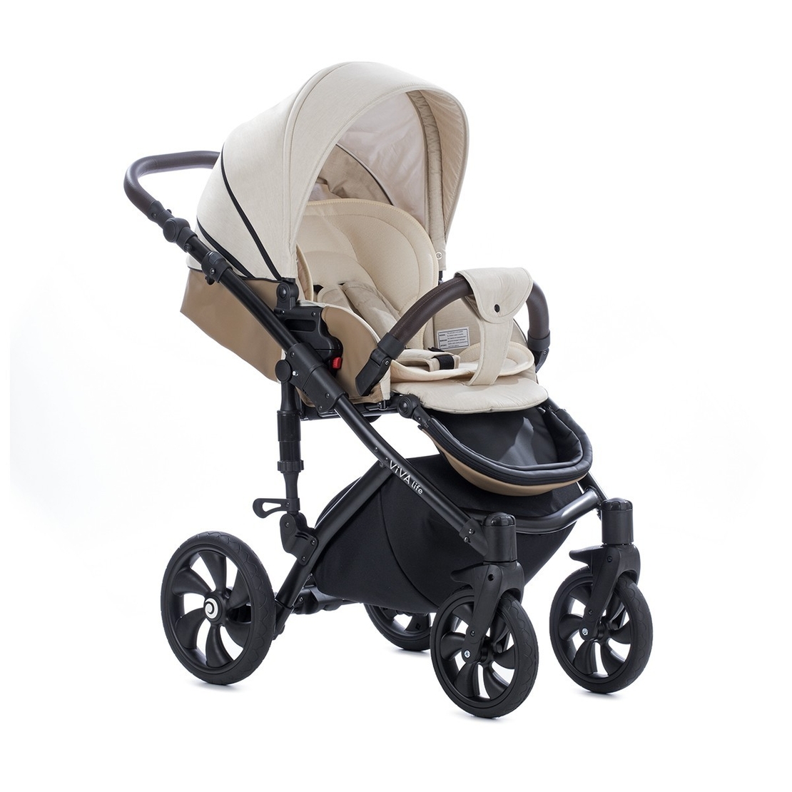 Tutis Viva 4 Smoke Grey  077 Комбинирана Детска Количка 2 в 1