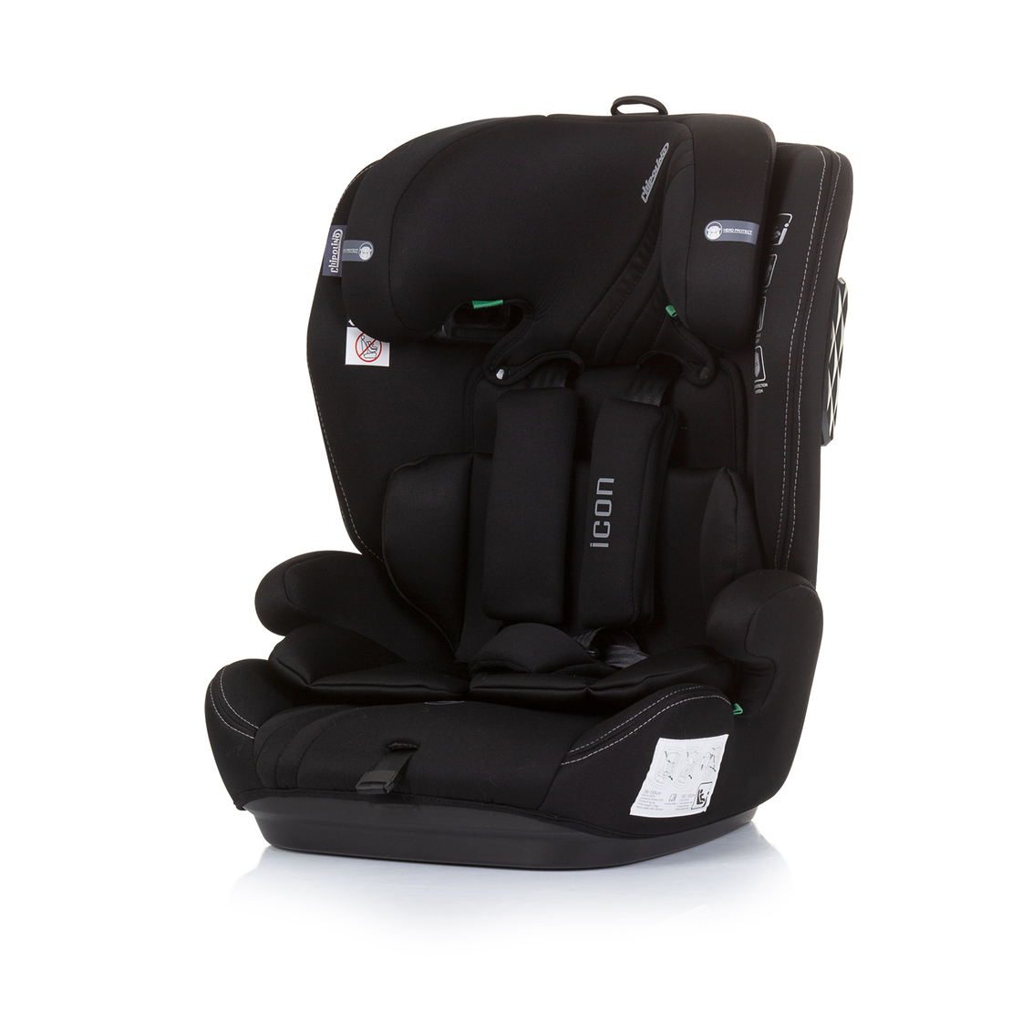 Chipolino Столче за кола I-size 76-150 cm ICON Обсидиан
