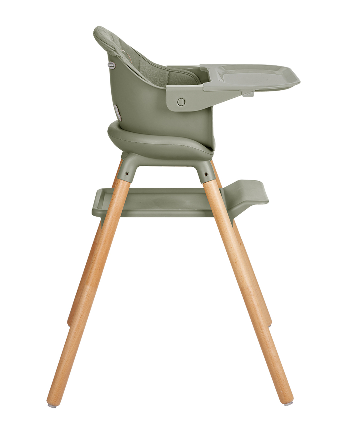 KikkaBoo Стол за Хранене 6в1 Woody Army Green 2024