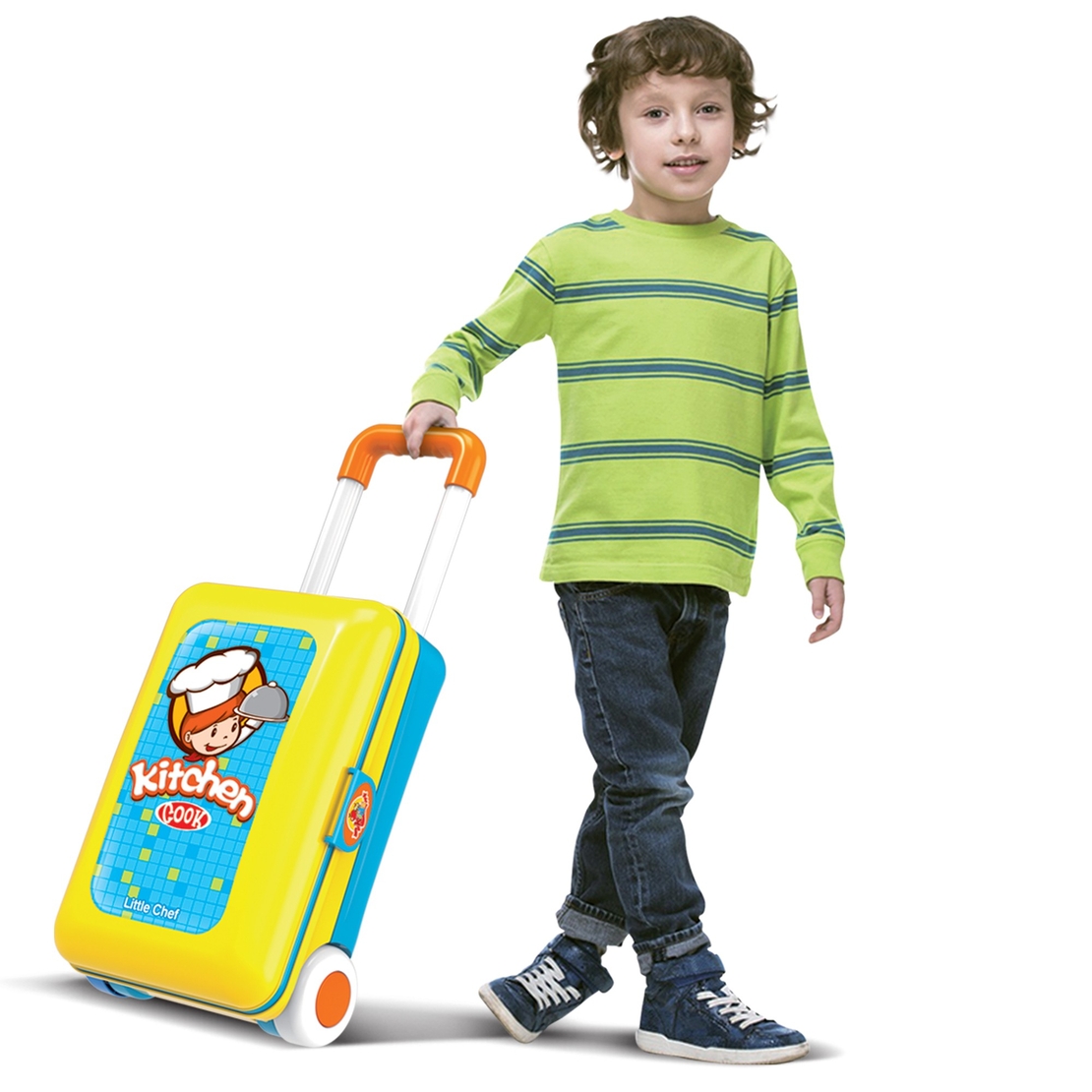  Детска кухня Buba Little Chef Set 008-926A, Жълта/Синя 