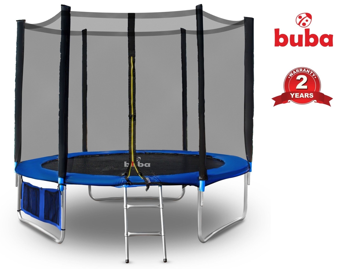 Детски батут Buba 10FT (305 см) с мрежа и стълба