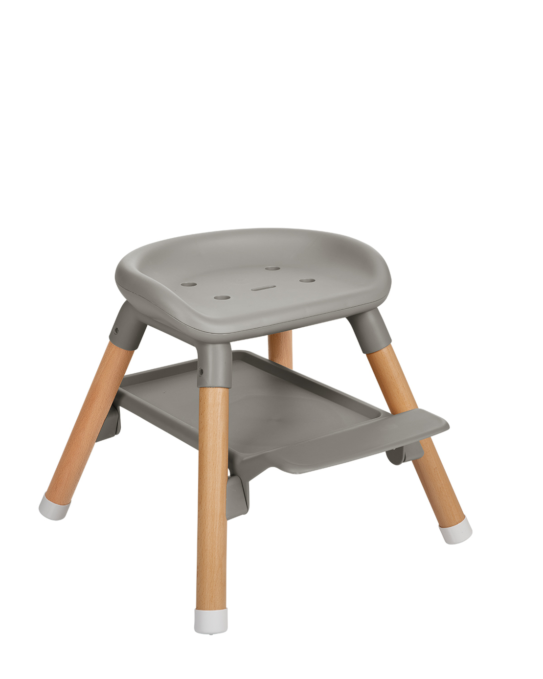 KikkaBoo Стол за Хранене 6в1 Woody Grey 2024