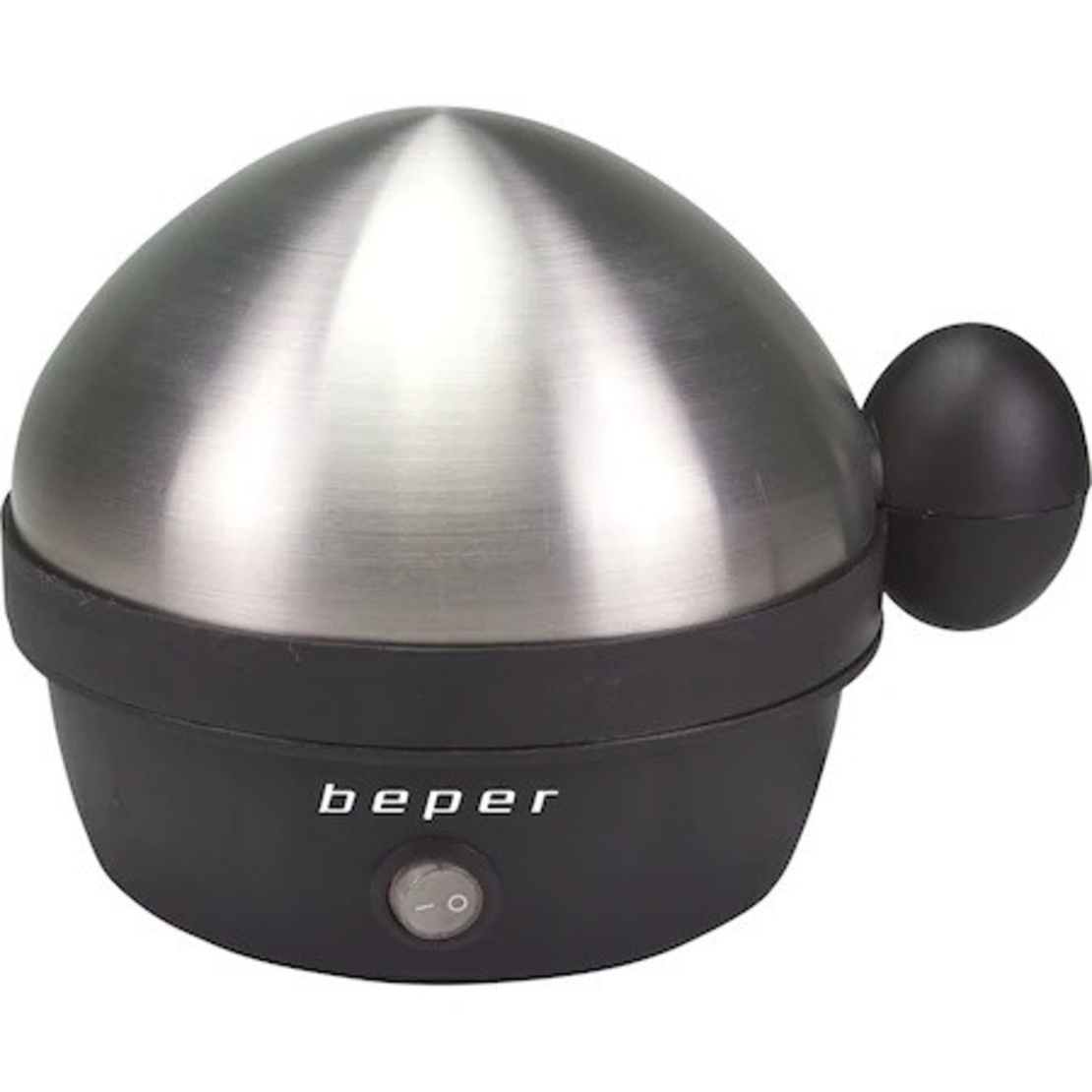  Уред за варене на яйца Beper BC.125, Черен/Инокс 