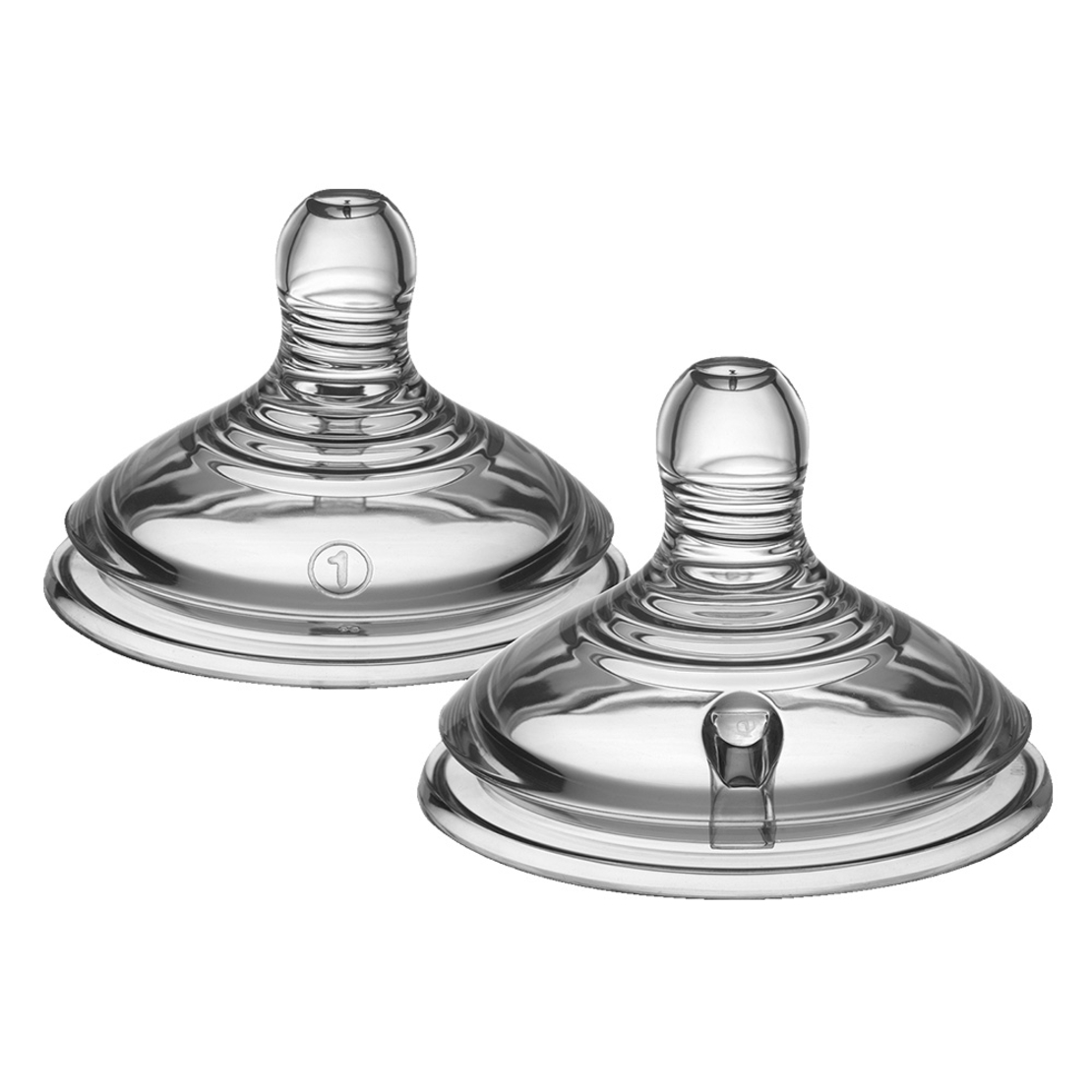 Tommee Tippee Natural Start SLOW FLOW Комплект от 2 Броя Биберони 1 капка Подходящи за Бебета на Възраст 0+ месеца