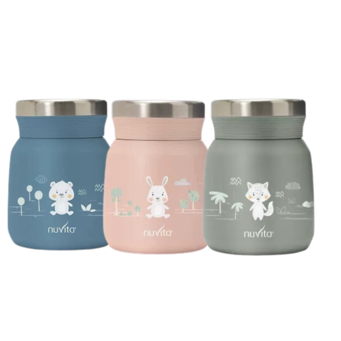  Контейнер за храна 4471 Nuvita 300мл, Powder Blue 