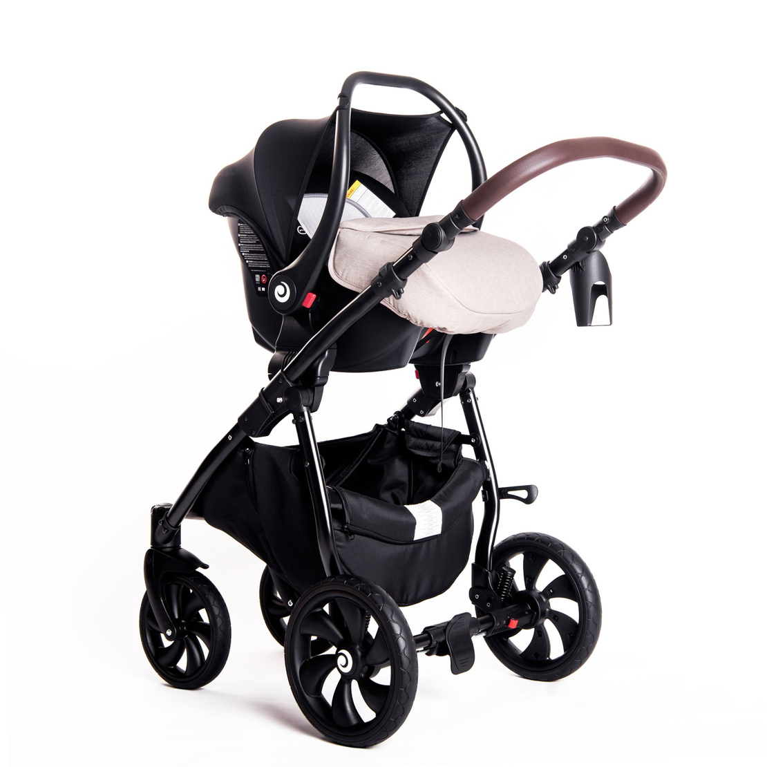 Бебешка количка Buba Estilo 920, 3 в 1, Бежова