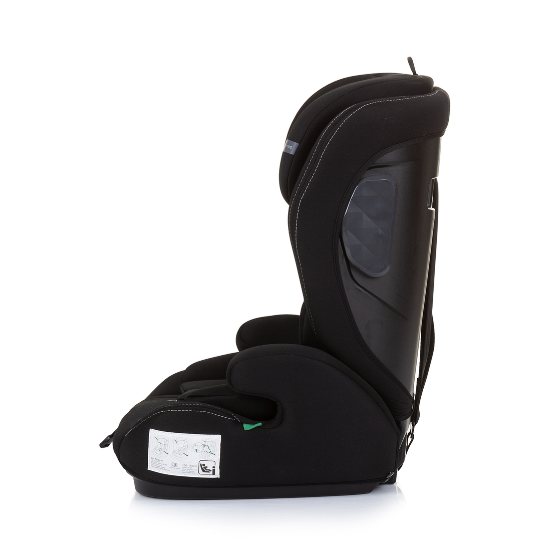 Chipolino Столче за кола I-size 76-150 cm ICON Обсидиан