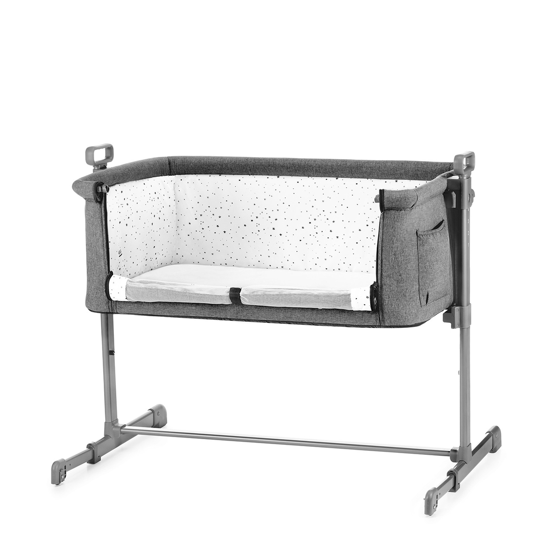 Бебешка кошара KinderKraft Neste, Сив меланж